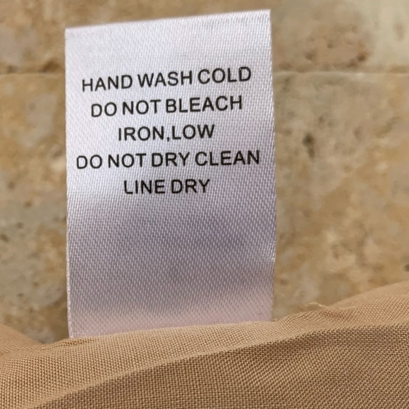 Alice Blue Floral Embroidered Tan Top - Picture 9 of 12